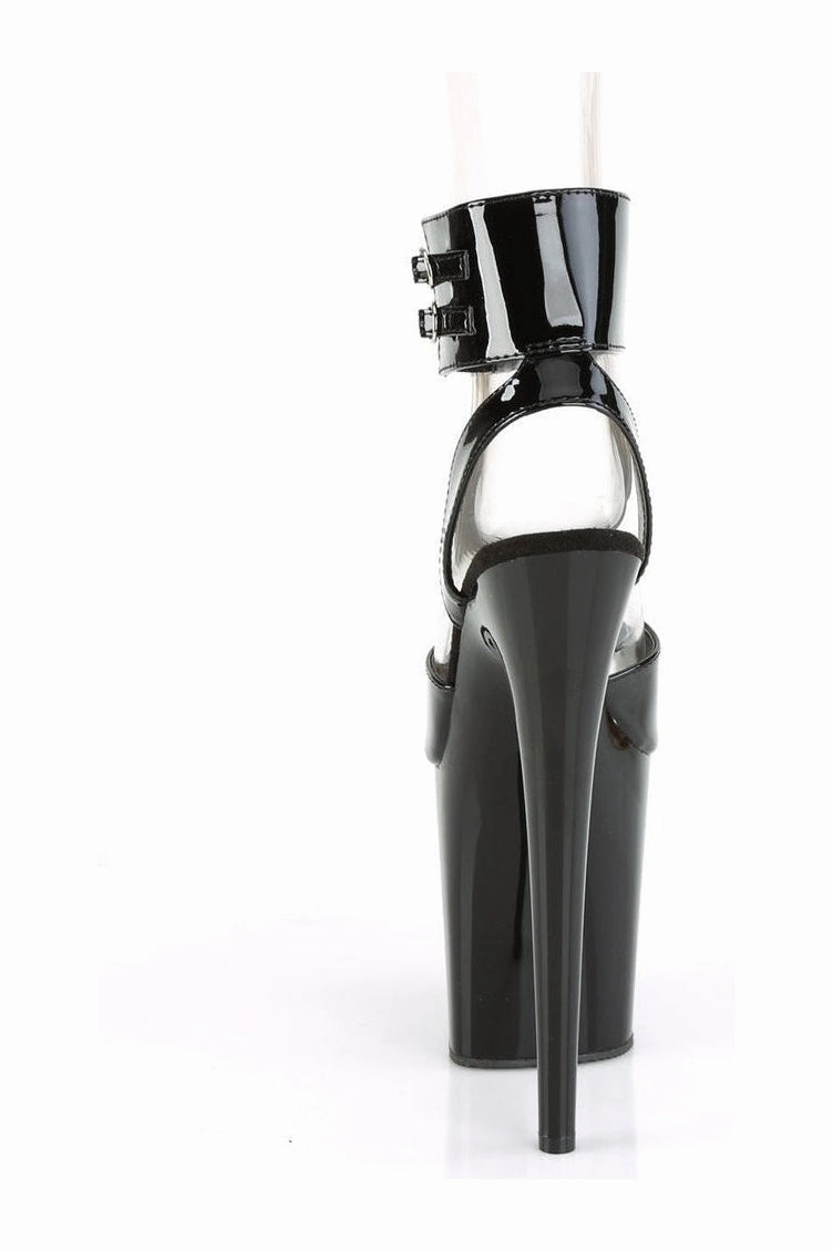 FLAMINGO-891 Exotic Sandal | Black Patent