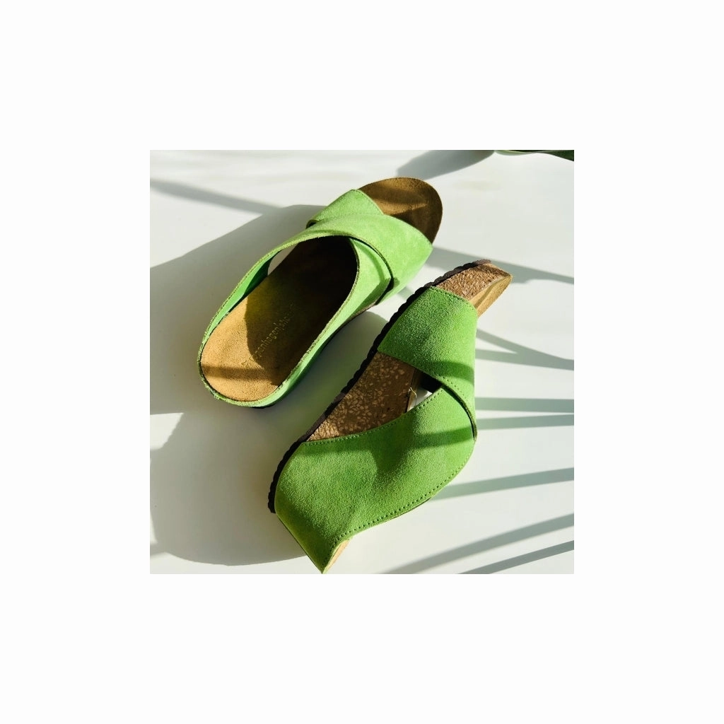 FRANCES 23 Suede - LIME (LIME 401)