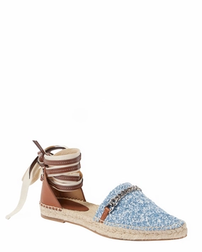 Gaia Boucl Espadrille in Denim