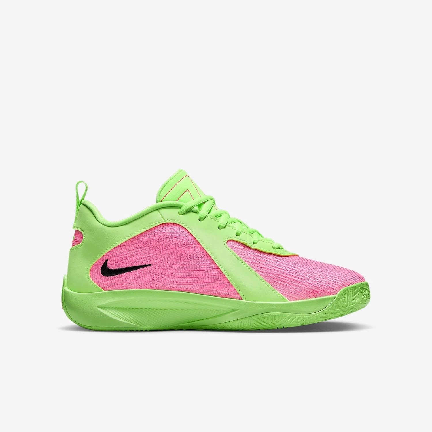 Giannis Freak 6 Big Kids' Basketball Shoes (FQ7378-301, Lime Blast/Hyper Pink/Iron Grey)