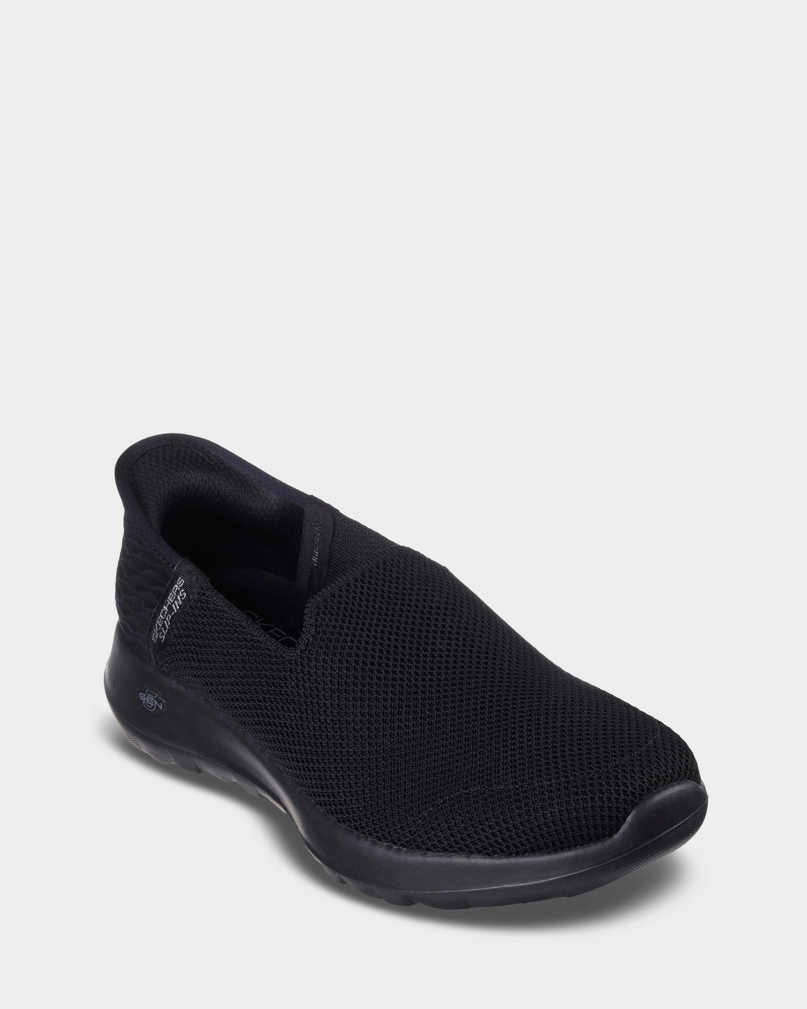 Go Walk Joy Slip In Black/Black
