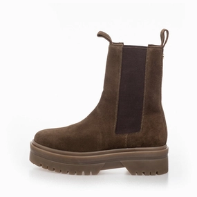 GOING SUEDE 22 - ARMY w/brown sole