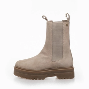 GOING SUEDE 22 - Beige suede