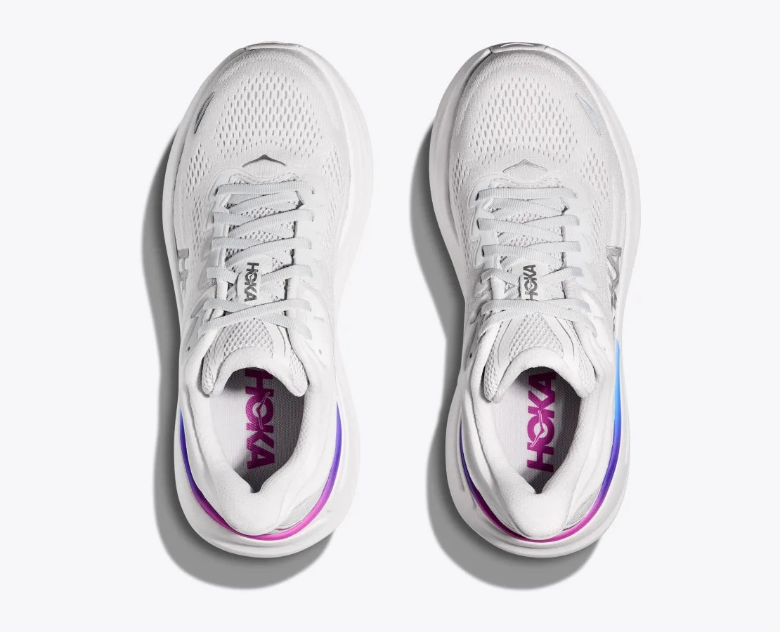 HOKA ONE ONE BONDI 9 - COSMIC GREY & WHITE
