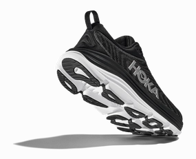 HOKA ONE ONE GAVIOTA 5 - WIDE - BLACK & WHITE - 1134270BWHT