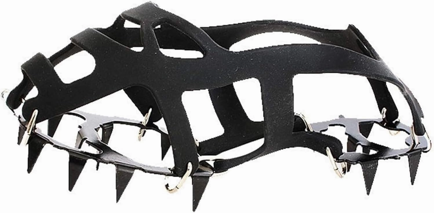 Ice Snow Grips 1 Pair 18 Teeth Antislip Ice Snow Grips Shoe Boot Traction Cleat Shoes Boots Covers Ice Grips for Shoes