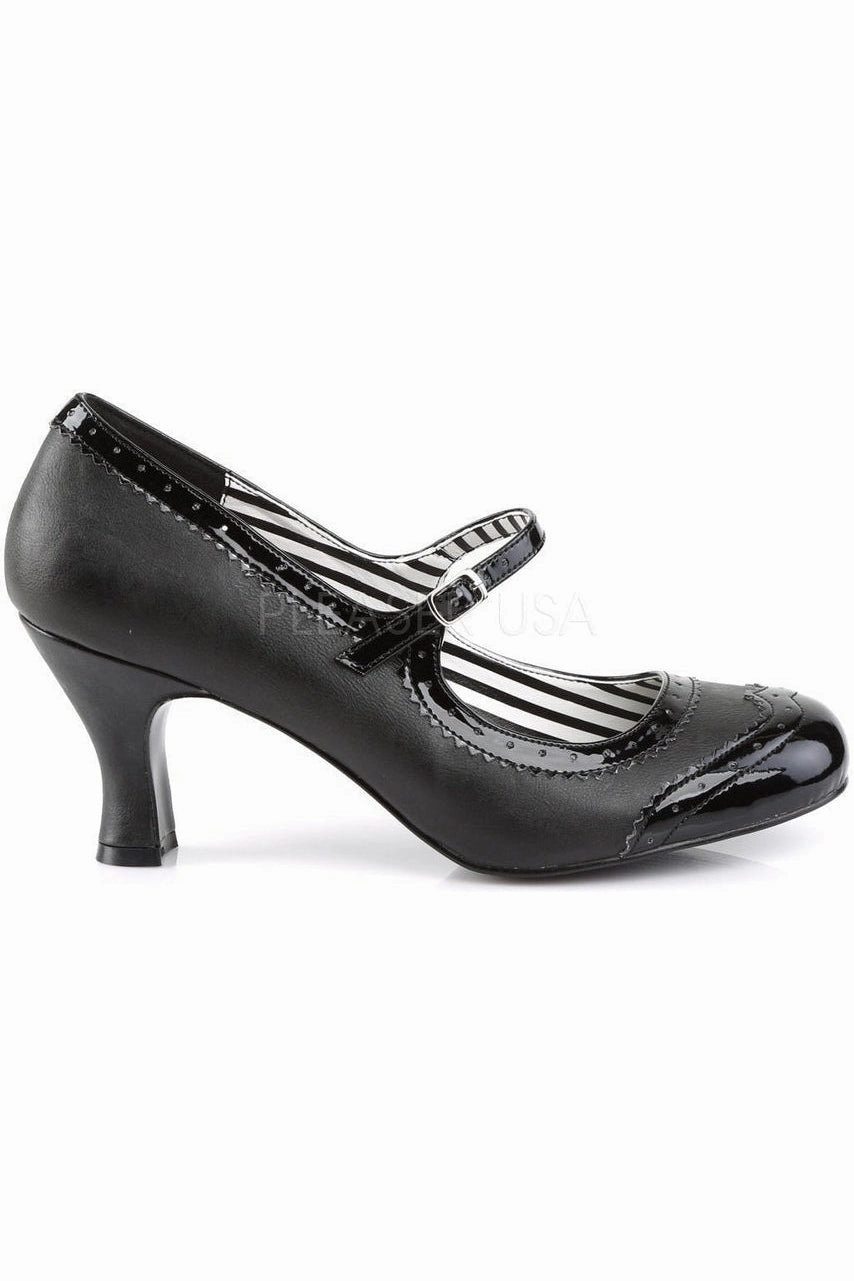 JENNA-06 Pump  | Black Patent