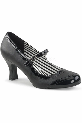 JENNA-06 Pump  | Black Patent