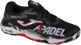 Joma Padel Shoes Unisex  Comfortable, Light for Training and Competition, A1 Padel Circuit Special Edition (Black)