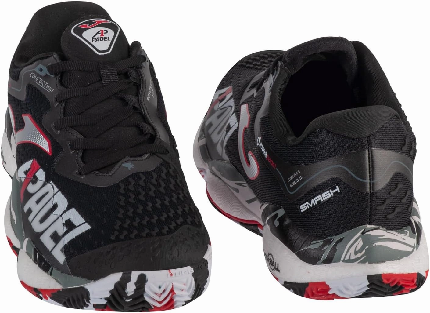 Joma Padel Shoes Unisex  Comfortable, Light for Training and Competition, A1 Padel Circuit Special Edition (Black)