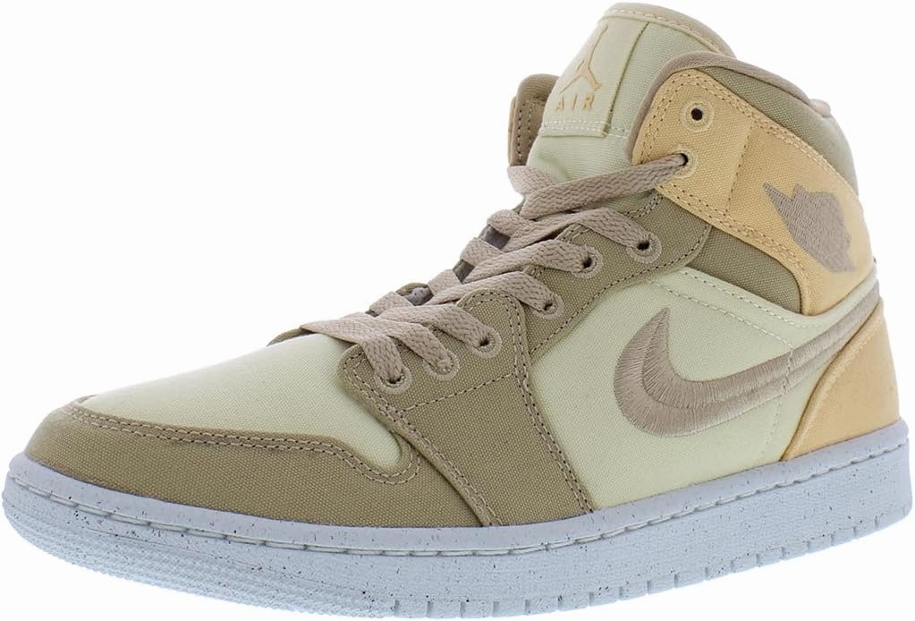 Jordan 1 Mid Women Muslin/Desert -Celestrial Gold DV0427-102 10