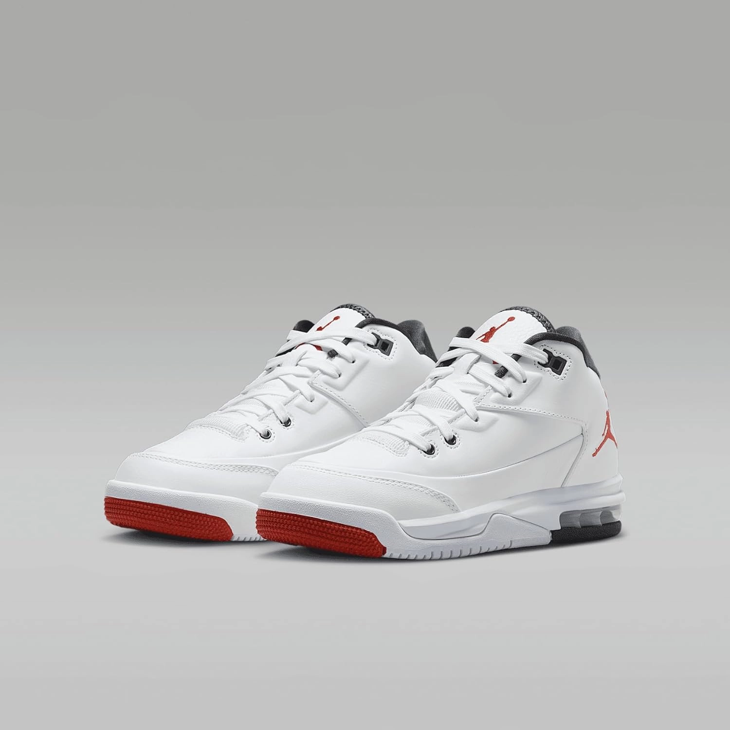 Jordan Flight Origin 3 Big Kids' Shoes (IB3692-100, White/Black/Gym Red)