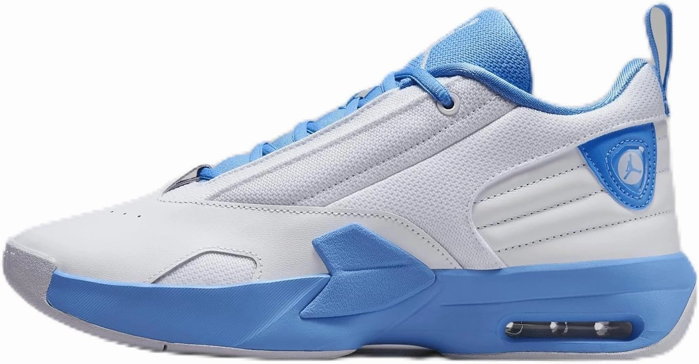 Jordan Max Aura 6 Women's Shoes (FQ7943-100, White/University Blue/White) Size 7