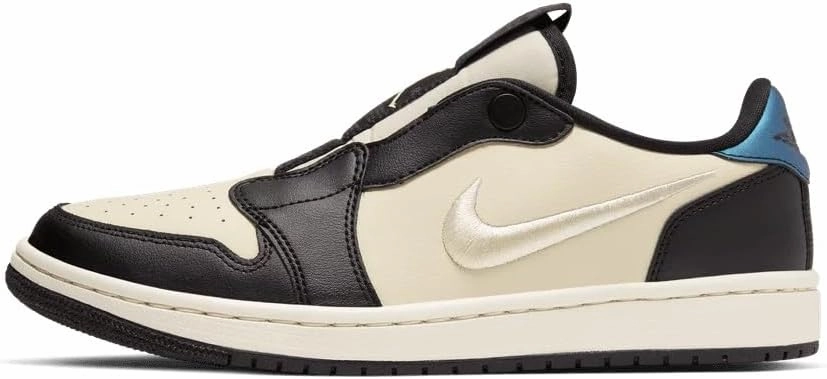 Jordan Women's 1 Retro Slip Fossil/Black-Ivory-Anthracite (AV3918 201) - 7.5, AV3918-201
