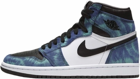 Jordan Womens Air 1 High WMNS CD0461 100 Tie-Dye - Size 9.5W