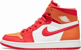 Jordan Womens Air 1 ZOOM CMFT WMNS CT0979 603 Red Hot Curry - Size 7W