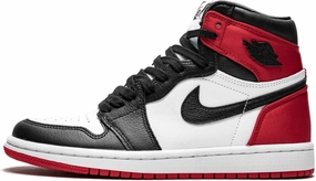 Jordan Womens WMNS Air 1 High OG CD0461 016 Satin Black Toe - Size 10W