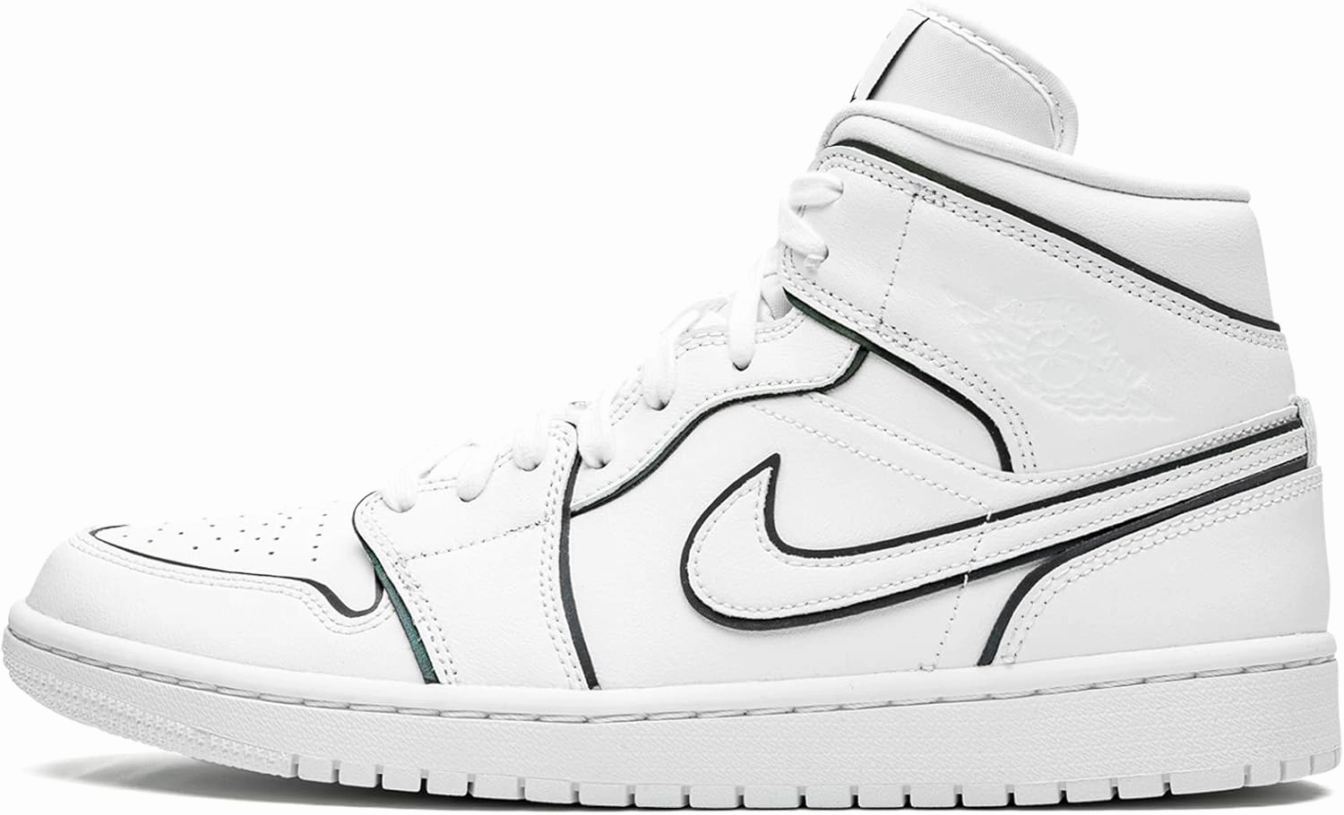 Jordan Womens WMNS Air 1 Mid CK6587 100 Iridescent Outline - Size 6W