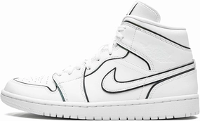 Jordan Womens WMNS Air 1 Mid CK6587 100 Iridescent Outline - Size 6W