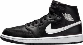Jordan Womens Wmns Air 1 Mid DV0991 001 - Size 9W Black/White-black