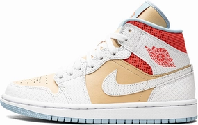 Jordan Womens WMNS Air 1 Mid SE CZ0774 200 Sesame - Size 7.5W