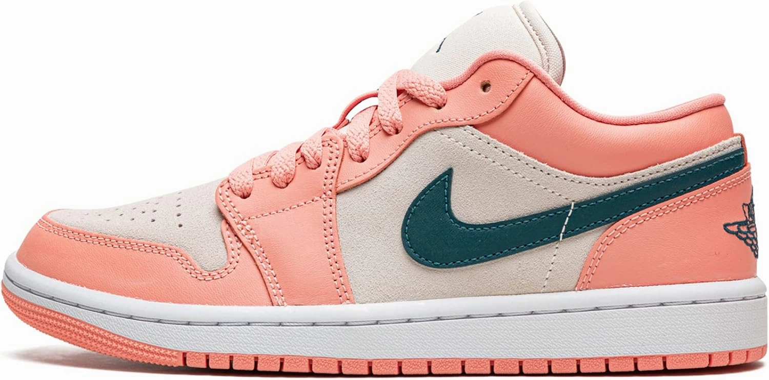 Jordan Womens WMNS Air Jordan 1 Low DC0774 800 Light Madder Root - Size 7.5W