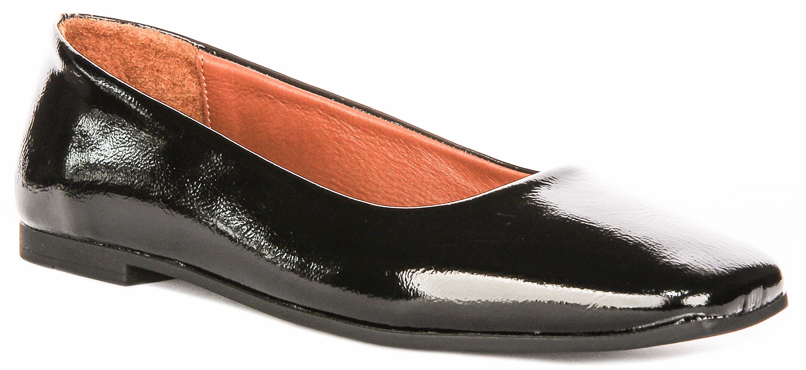 Justinreess England Giselle In Black Patent For Women