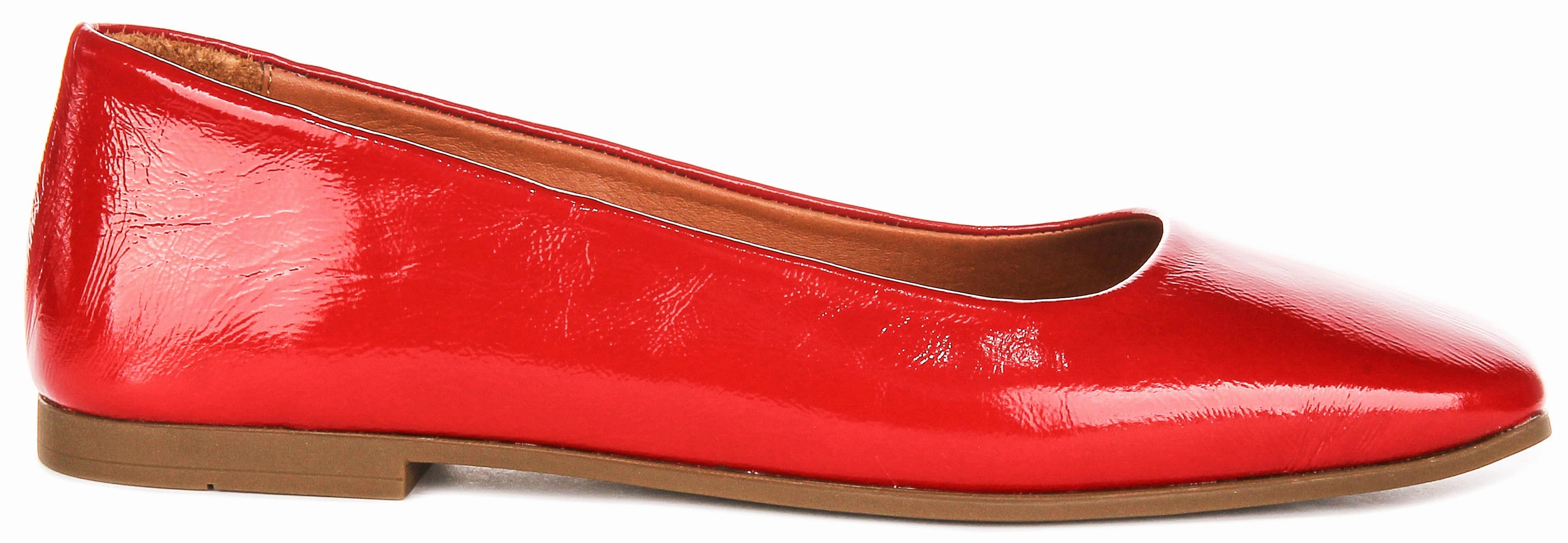 Justinreess England Giselle In Red Patent For Women