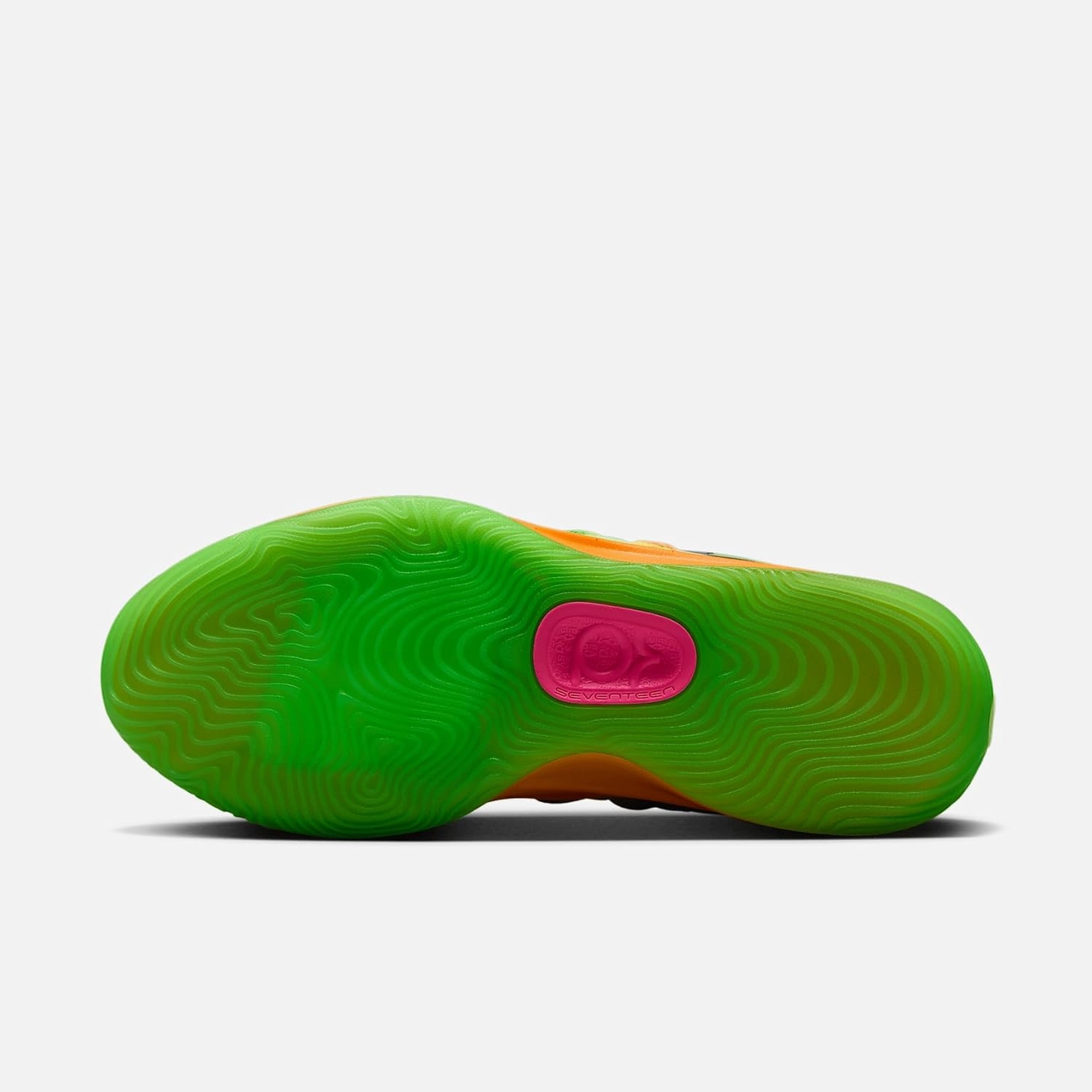 KD17 Basketball Shoes (HF1811-700, Barely Volt/Hyper Pink/Total Orange/Baltic Blue)