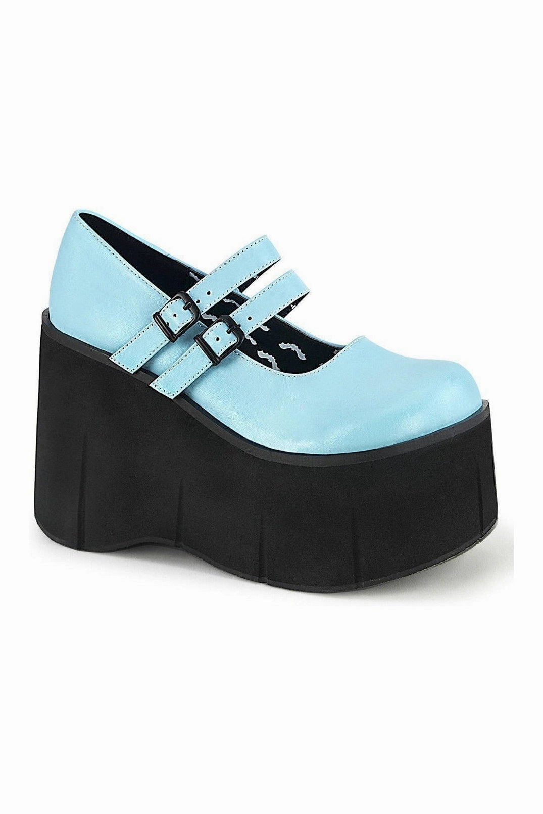 KERA-08 Mary Jane | Blue Faux Leather