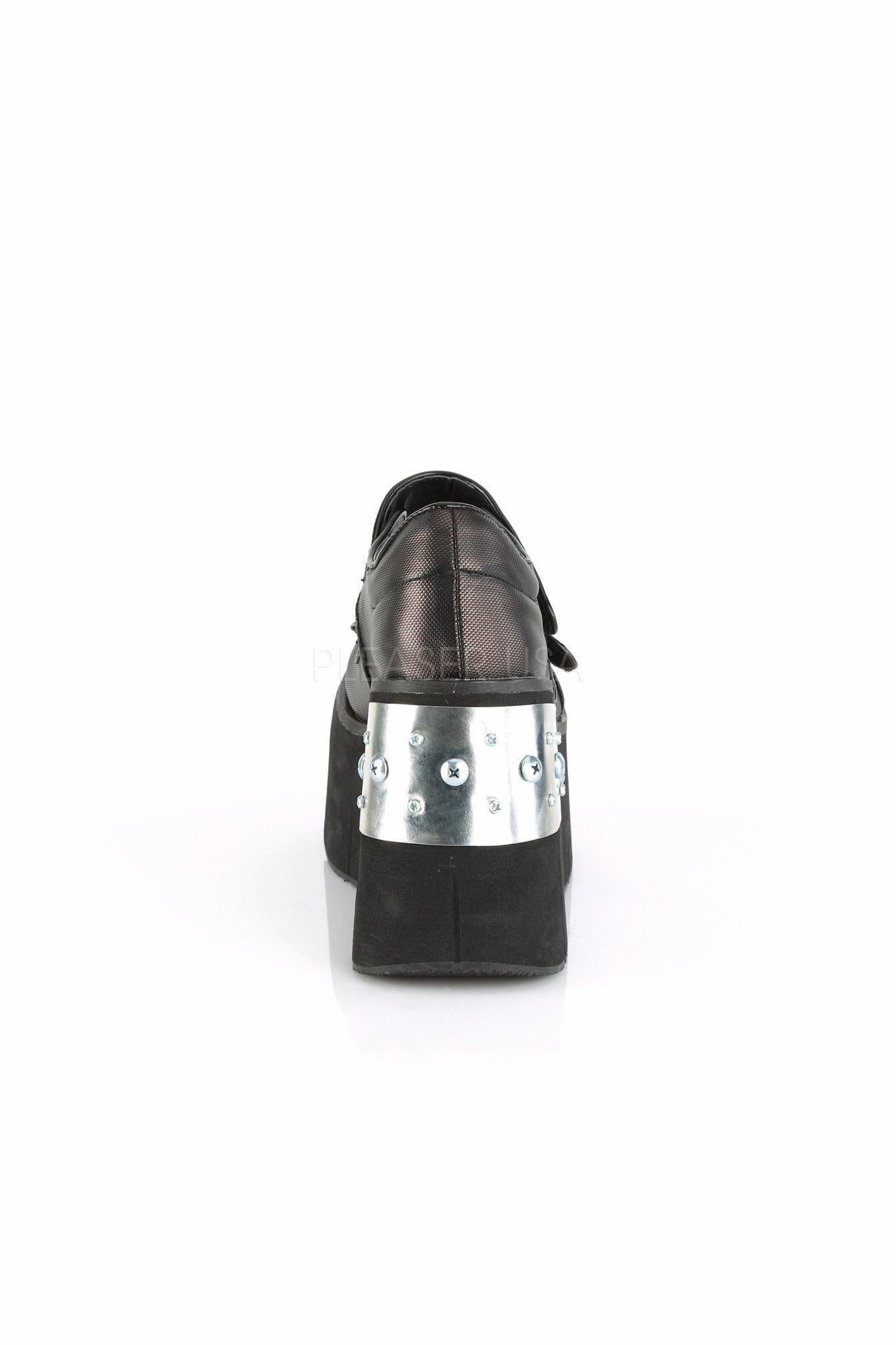 KERA-13 Demonia Maryjane | Black Faux Leather