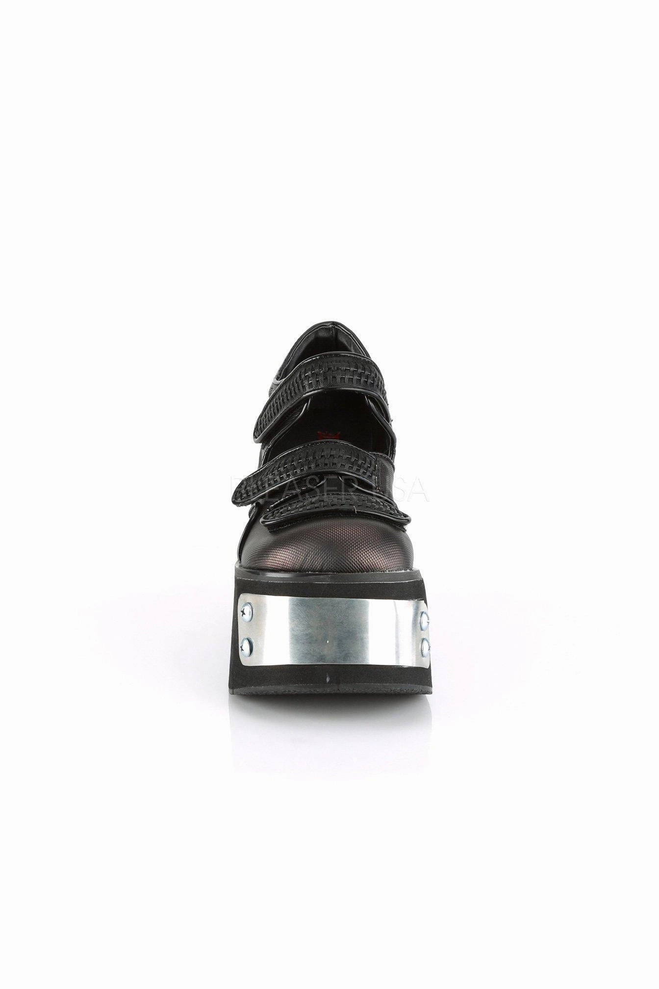 KERA-13 Demonia Maryjane | Black Faux Leather