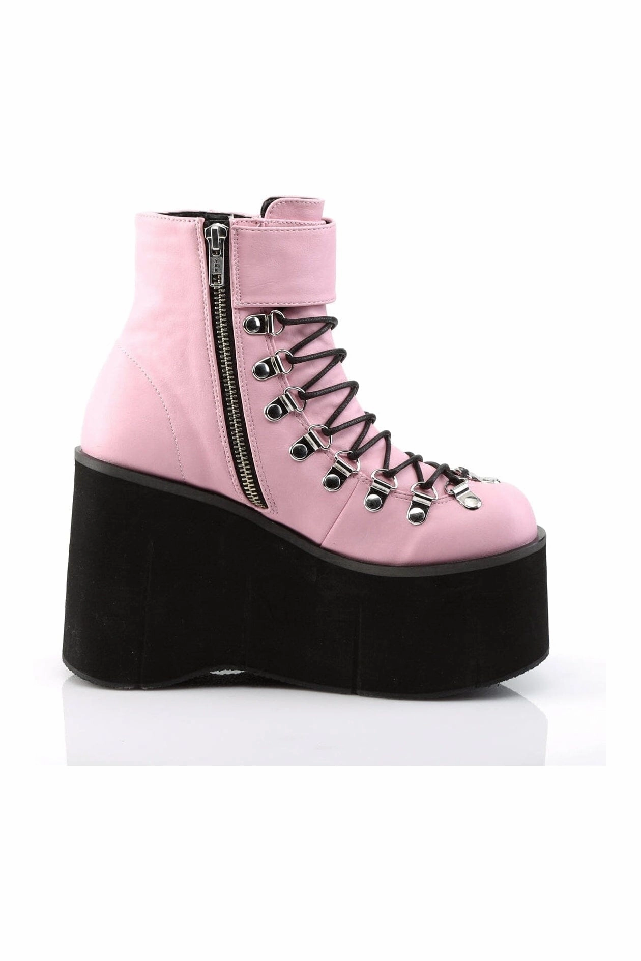 KERA-21 Pink Vegan Leather Ankle Boot