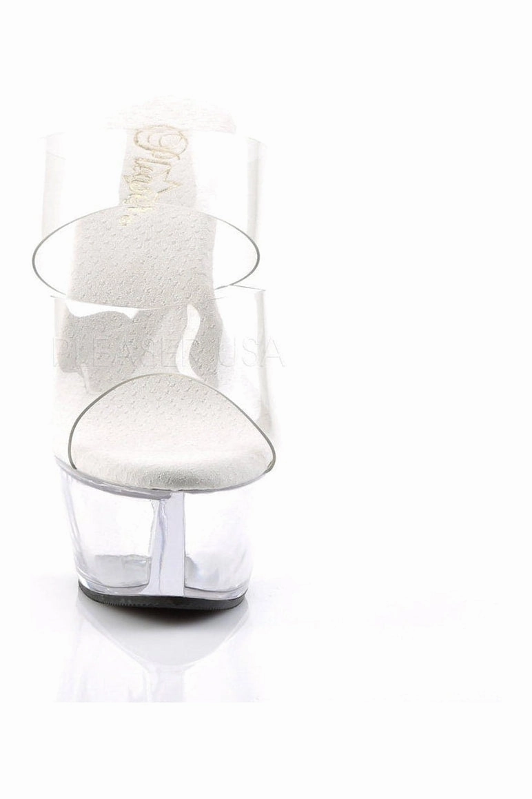 KISS-202 Platform Sandal | Clear Vinyl