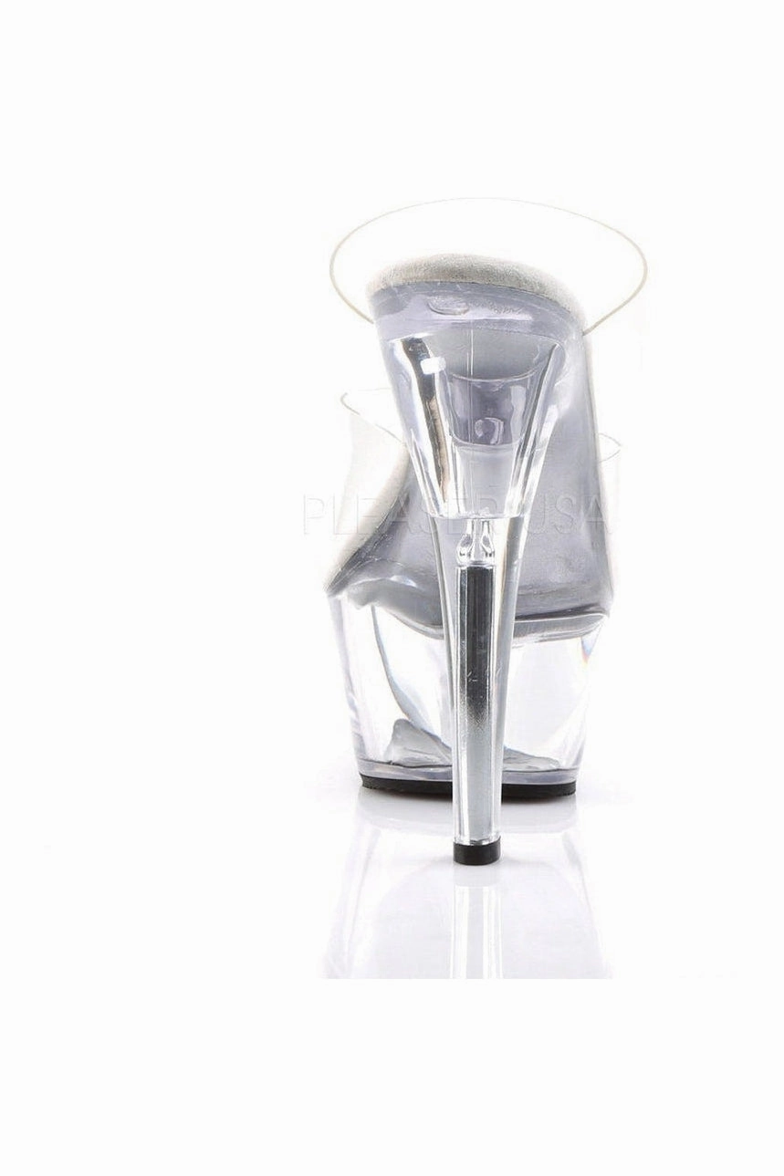 KISS-202 Platform Sandal | Clear Vinyl