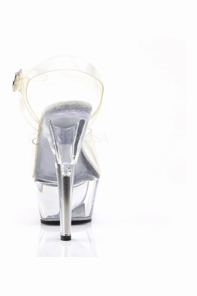 KISS-208 Platform Sandal | Clear Vinyl