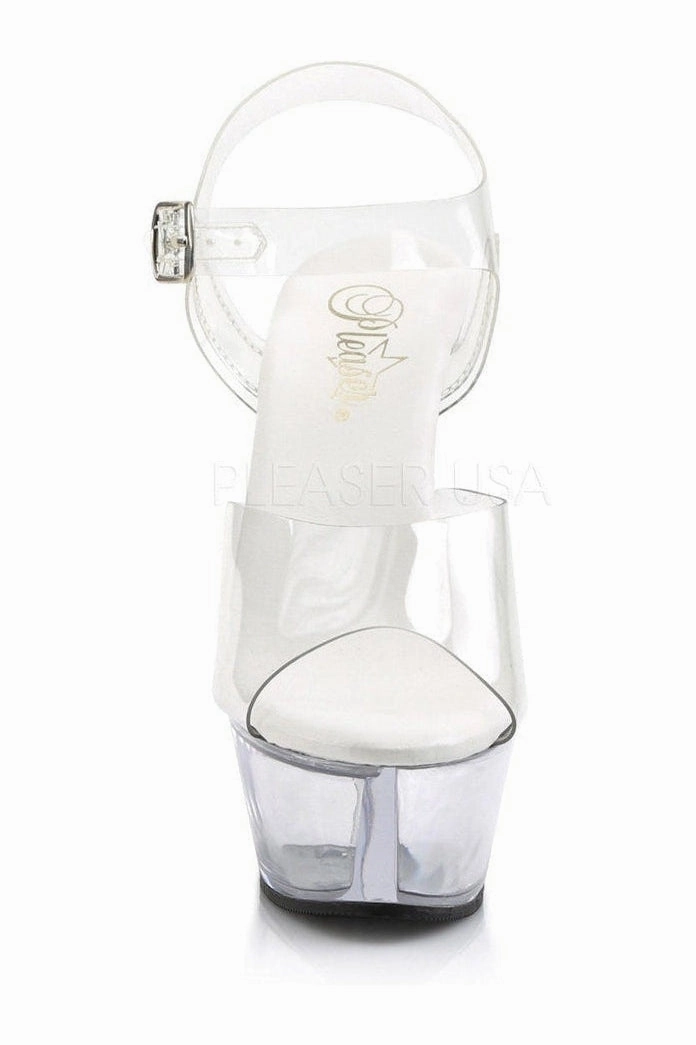 KISS-208VL Platform Sandal | Clear Vinyl