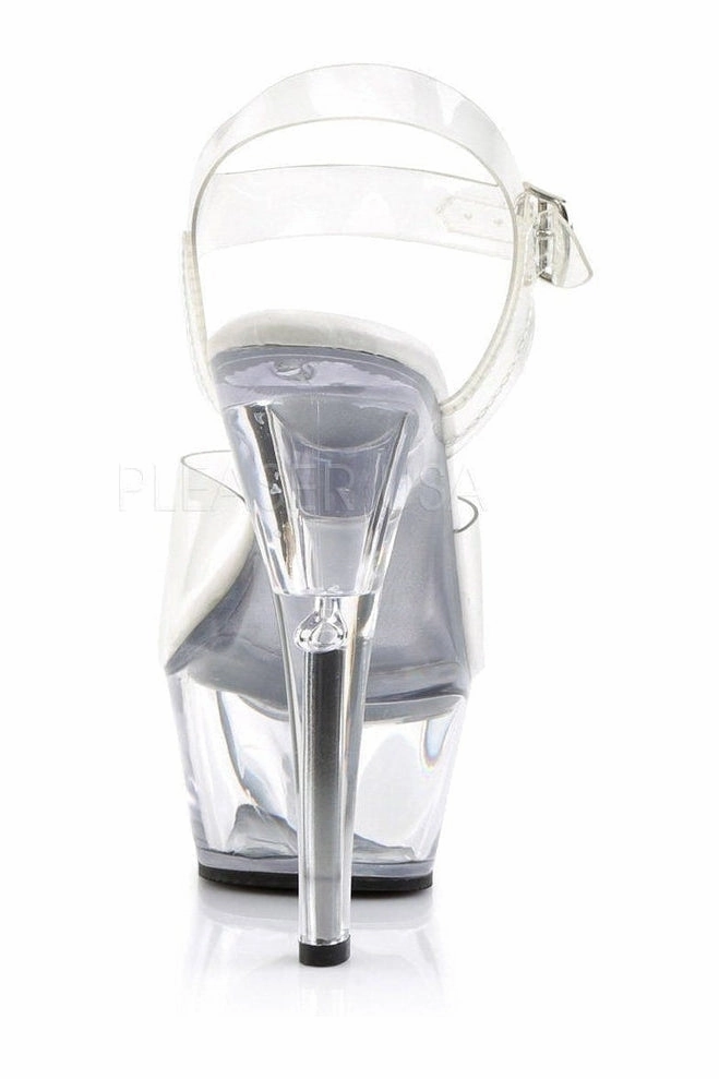 KISS-208VL Platform Sandal | Clear Vinyl