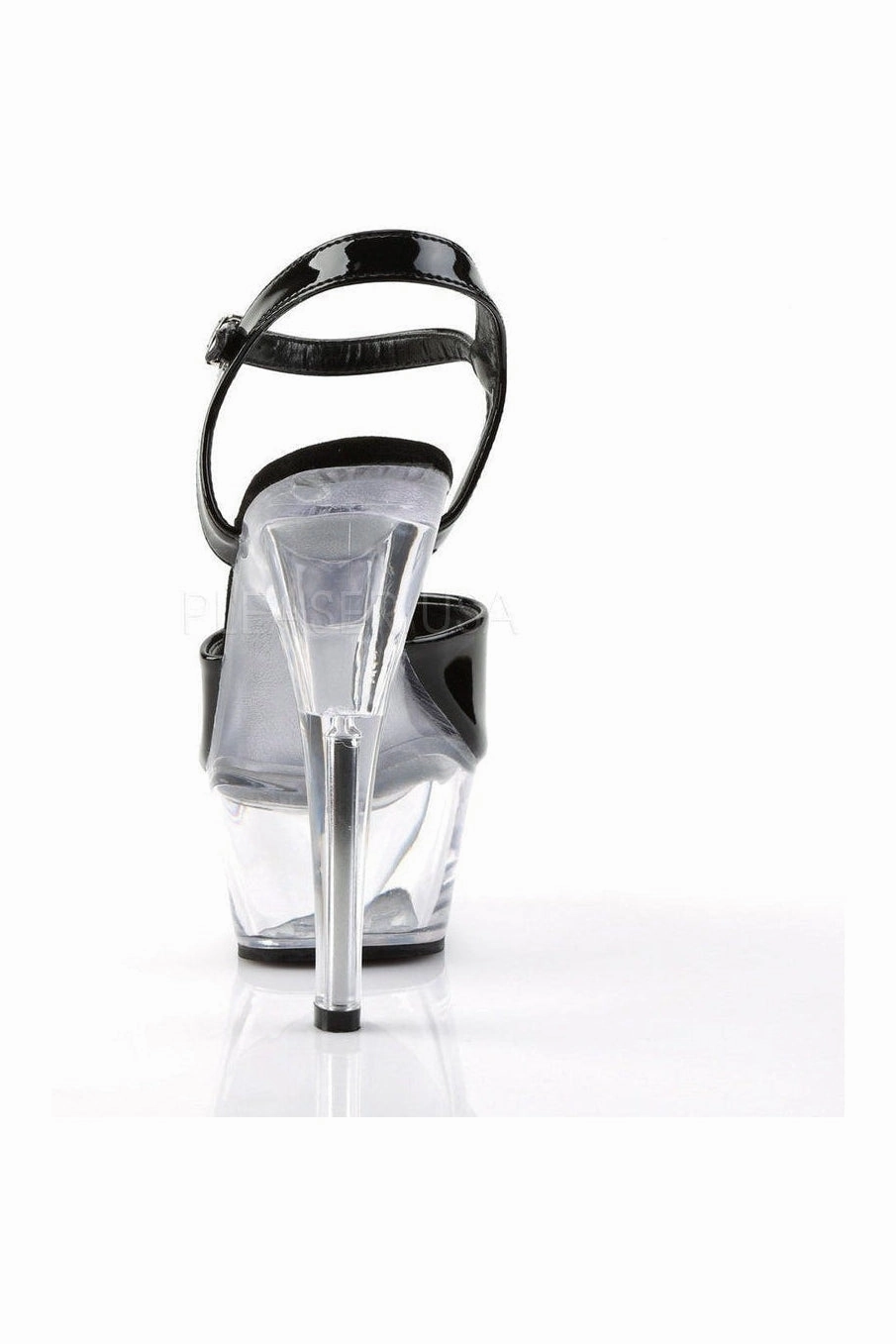 KISS-209 Platform Sandal | Black Patent