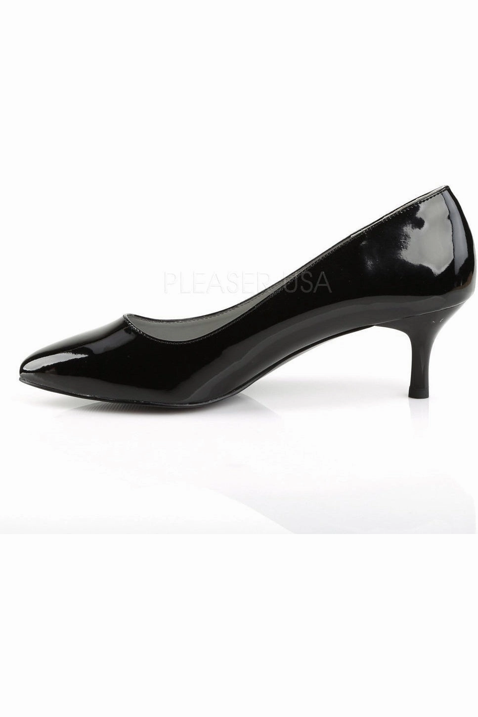 KITTEN-01 Pump  | Black Patent