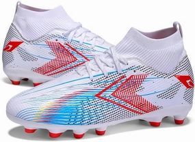 Large-Sized Football Shoes, Suitable for Both Men and Women. They are Breathable Fly-Knit Training Studded Shoes, Also Suitable for Rugby Matches.