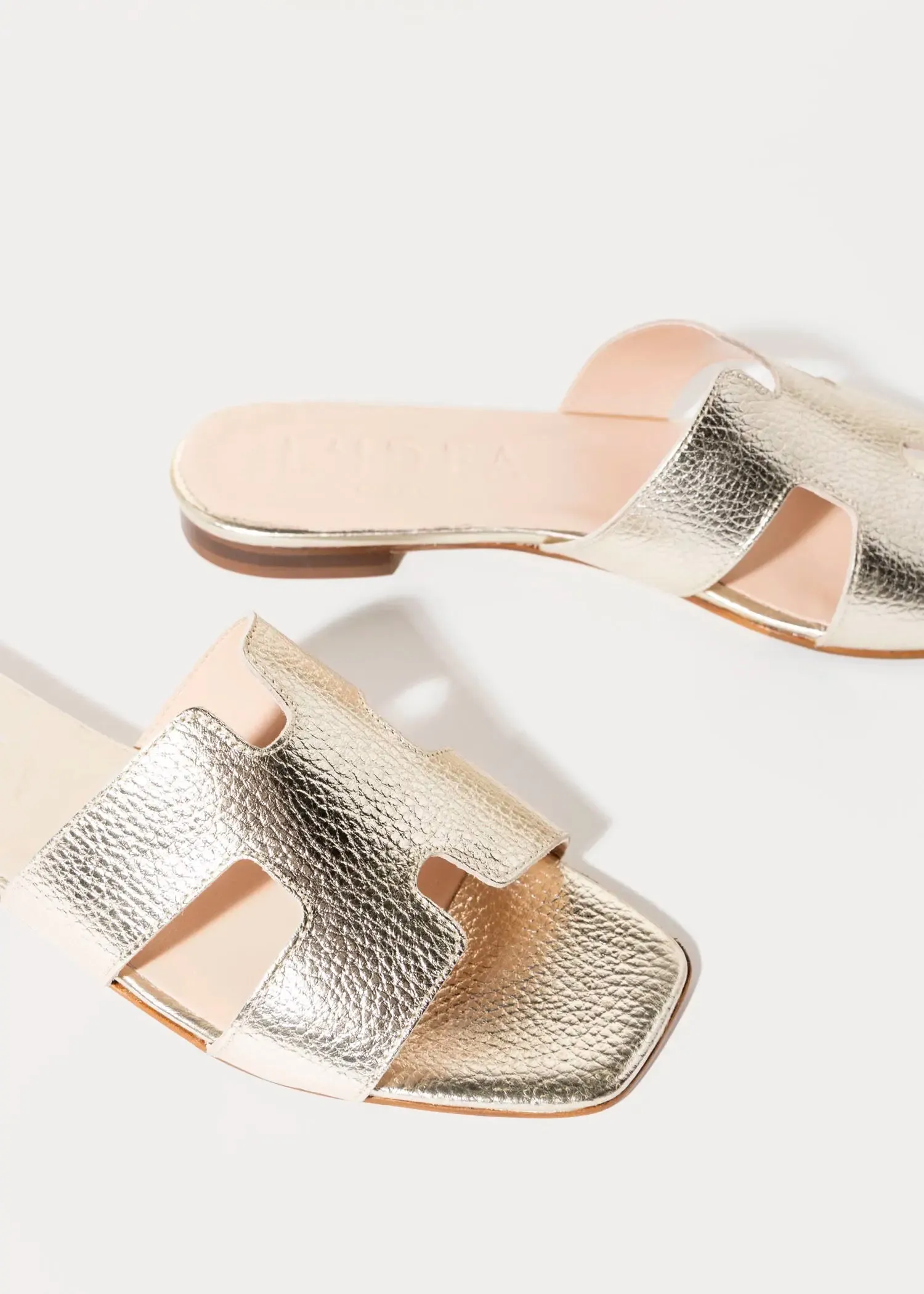 Leather Cutout Sandal