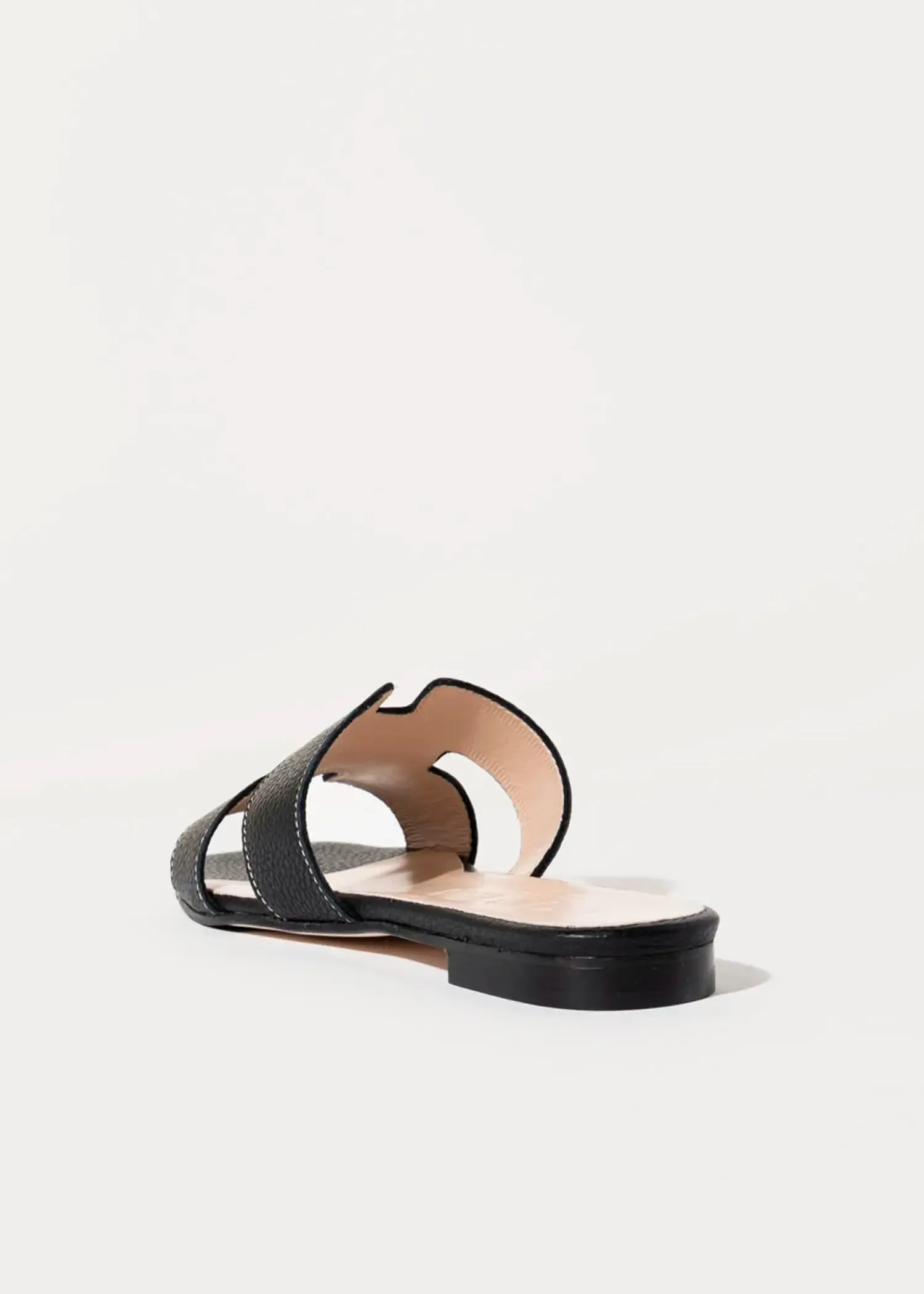 Leather Cutout Sandal