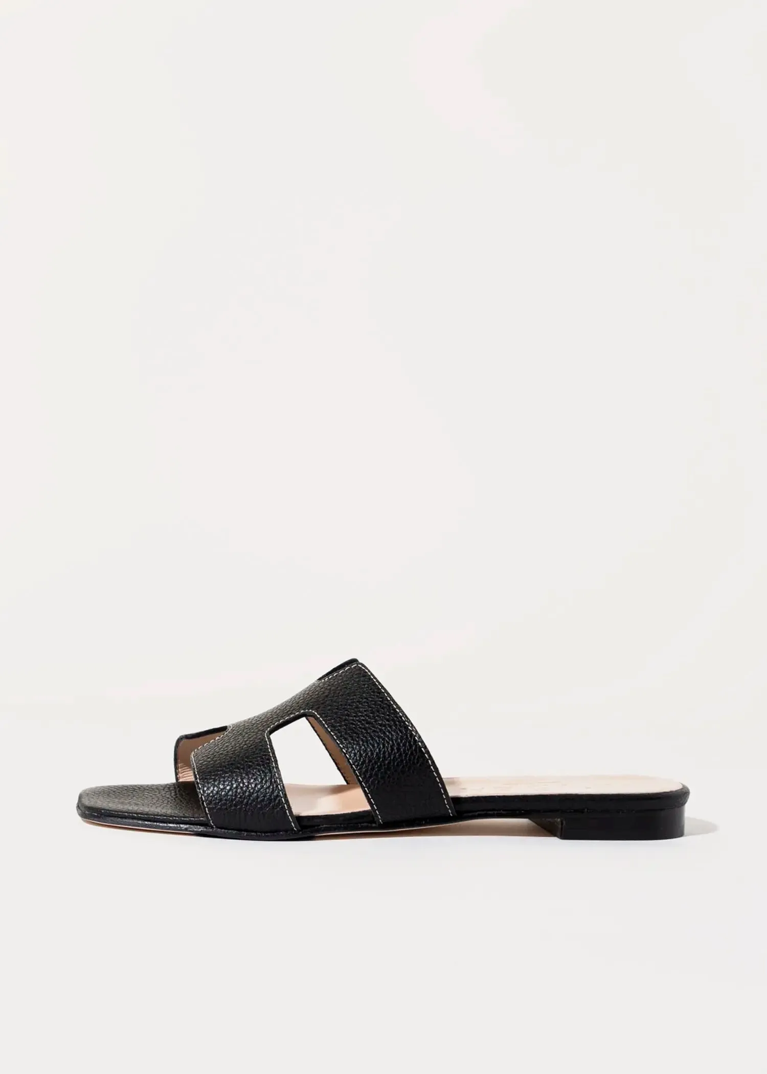 Leather Cutout Sandal