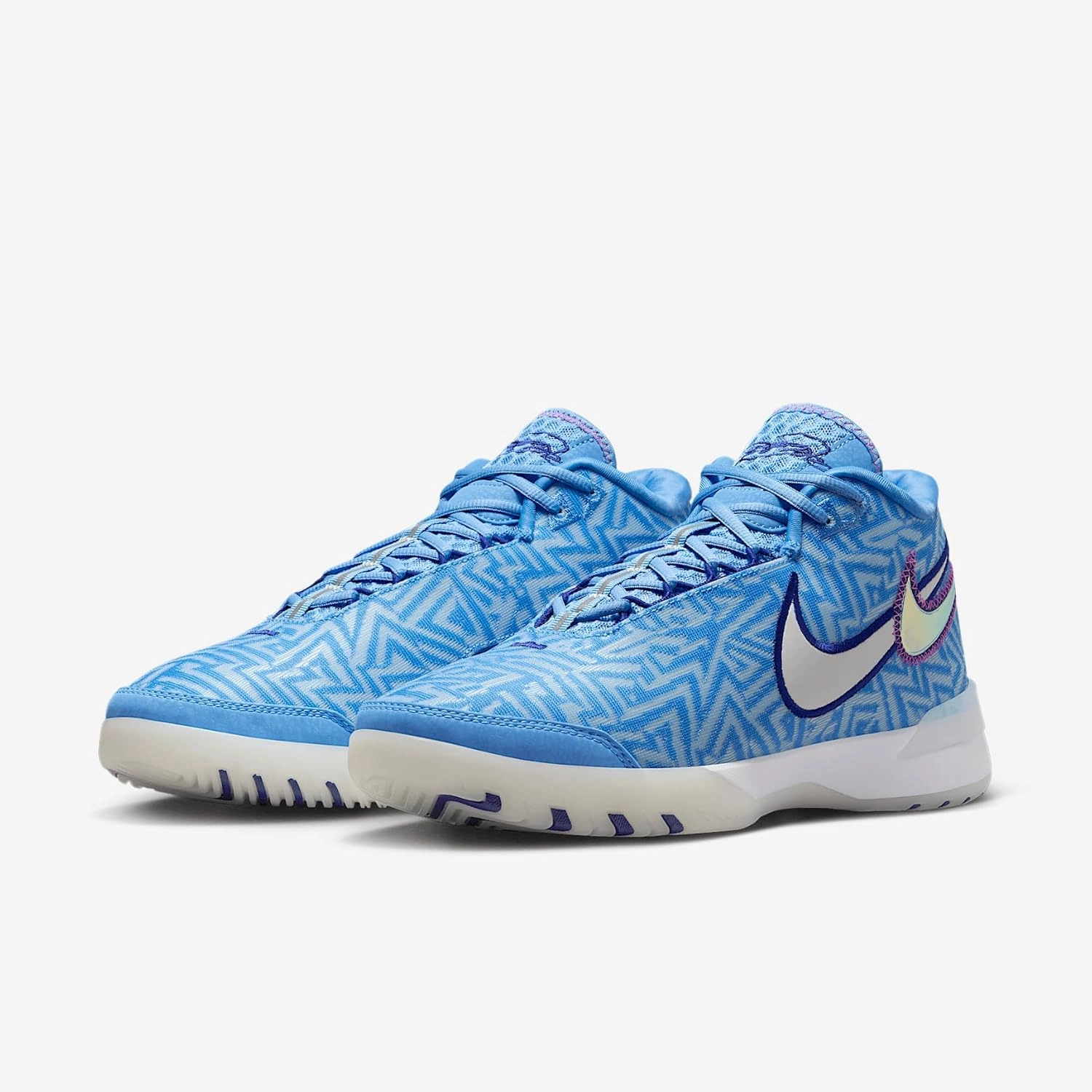 Lebron NXXT Genisus Basketball Shoes (HF0712-402, University Blue/Deep Royal Blue/Fire Pink/White)
