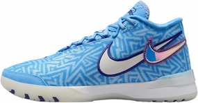 Lebron NXXT Genisus Basketball Shoes (HF0712-402, University Blue/Deep Royal Blue/Fire Pink/White)