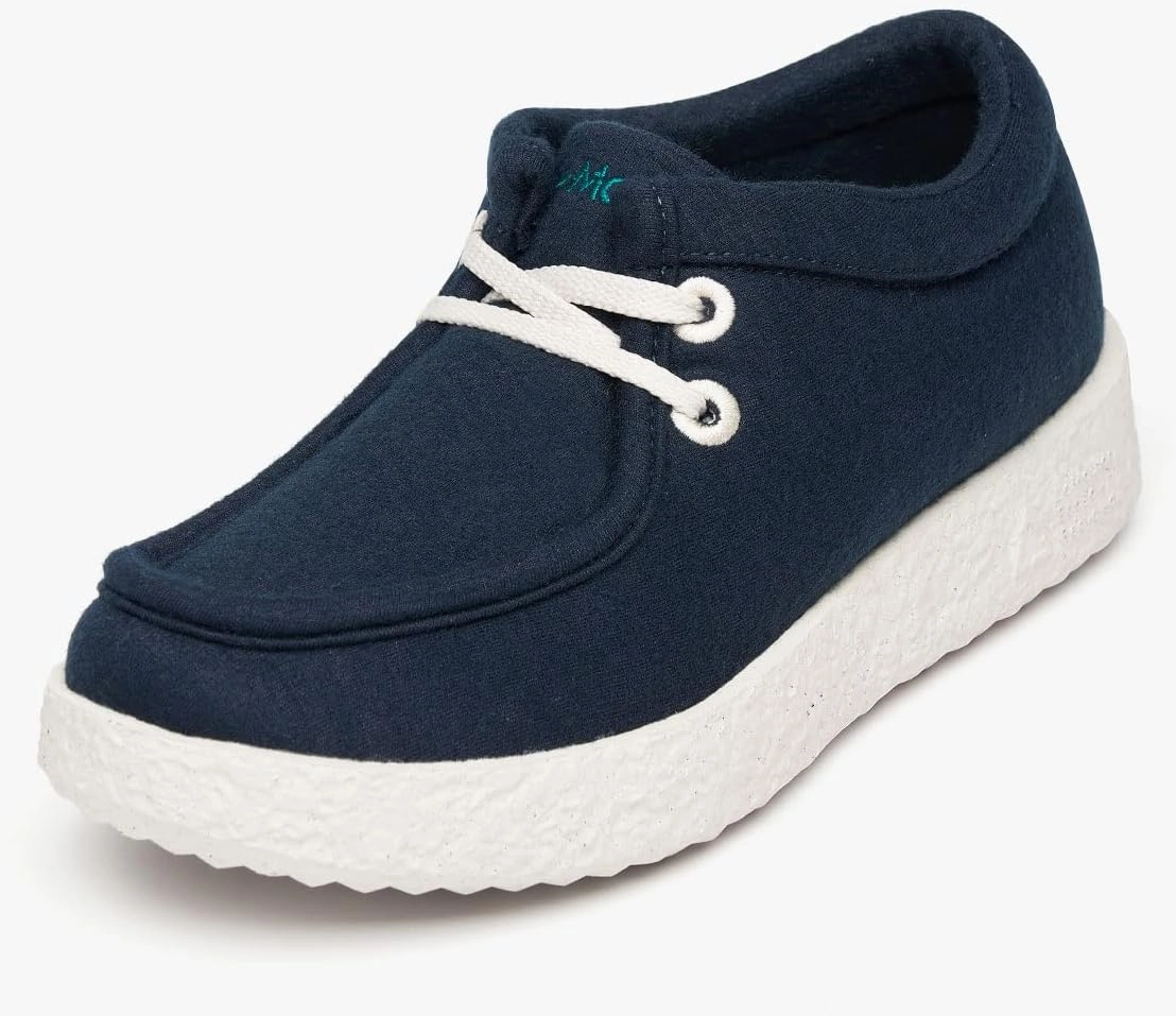 LeMouton Wallaby Merino Wool Shoe for Unisex, Comfortable Lightweight, Walking Daily Lace Up Sneakers