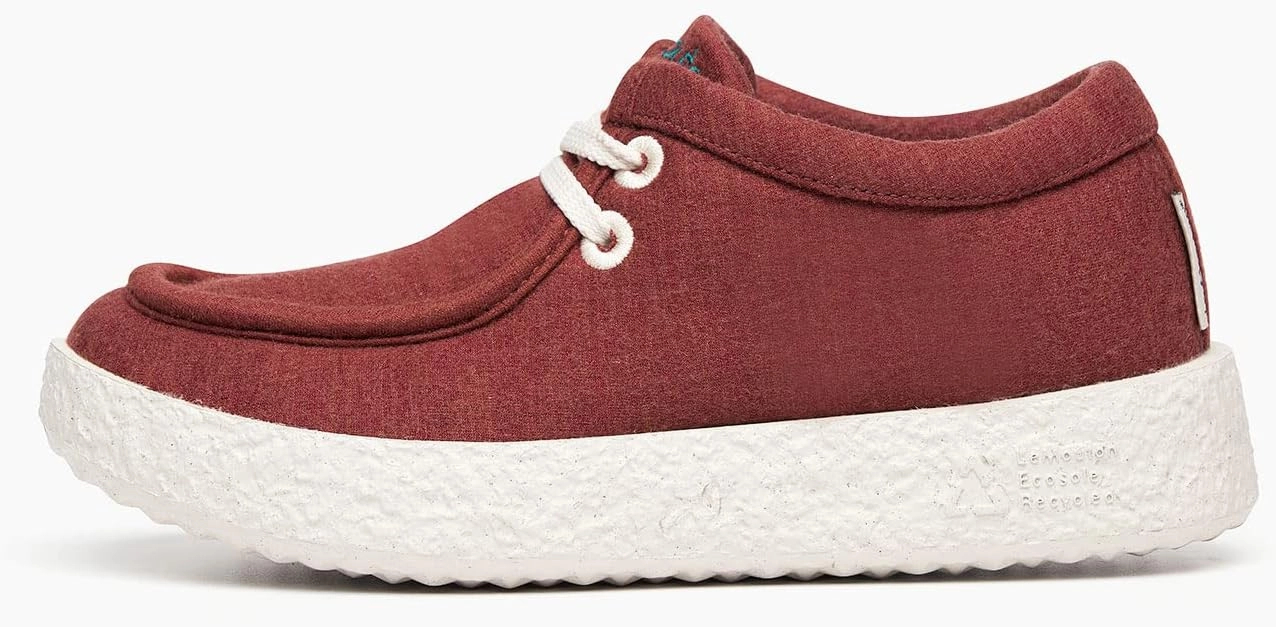 LeMouton Wallaby Merino Wool Shoe for Unisex, Comfortable Lightweight, Walking Daily Lace Up Sneakers