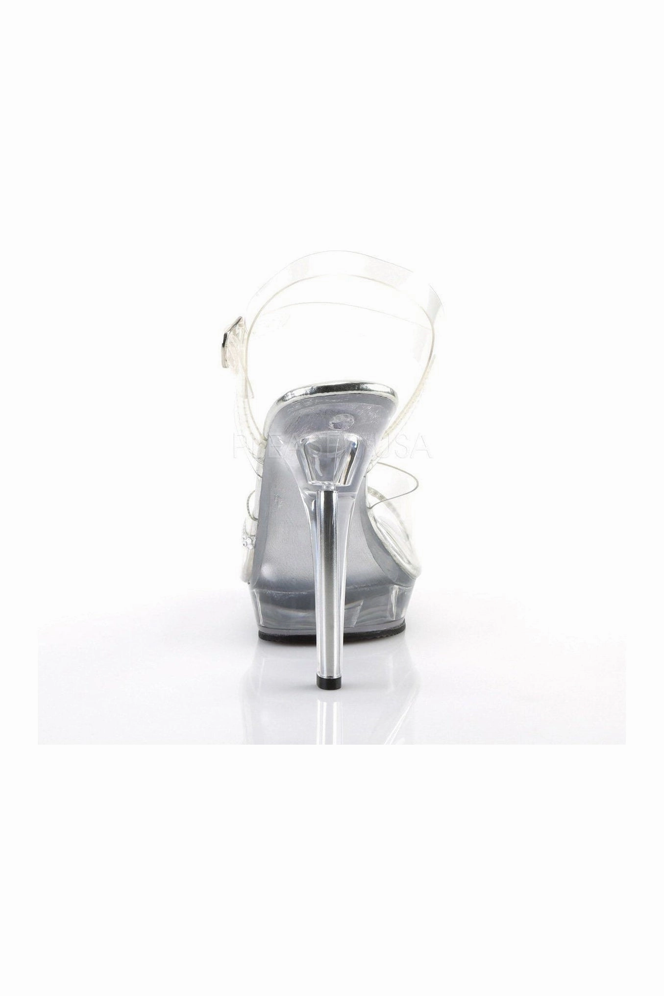 LIP-108R Sandal | Clear Vinyl