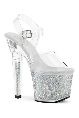LOVESICK-708SG Clear Vinyl Sandal